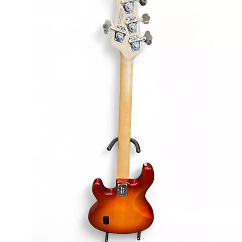 Used Ernie Ball Music Man Stingray H Cherry Sunburst Electric Bass Guitar Cherry Sunburst - musicians--Friend