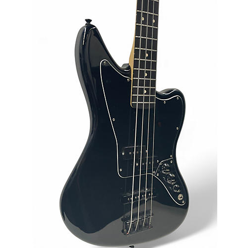 Used Fender FSR Blackout Jaguar Ebony Electric Bass Guitar Ebony - musicians--Friend