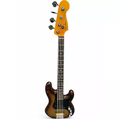 Used 2019 Fender American Ultra Precision Bass Copper Burst Electric Bass Guitar Copper Burst - musicians--Friend