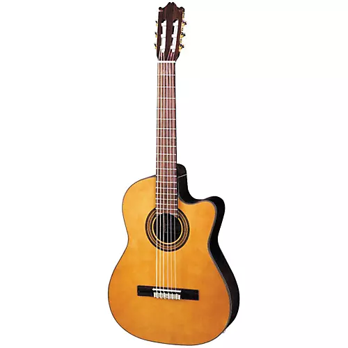 Ibanez GA Series GA6CE Classical Cutaway Acoustic-Electric Guitar Natural - musicians--Friend