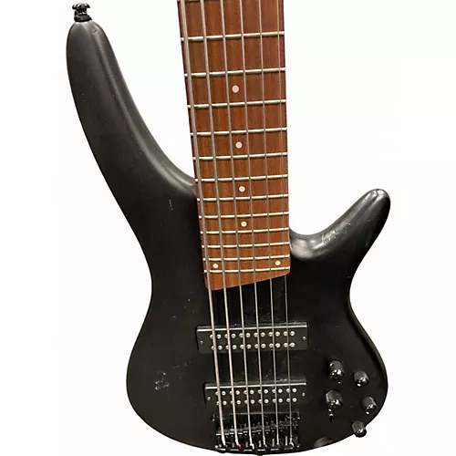 Used Ibanez SR1306 WEATHERED BLACK Electric Bass Guitar WEATHERED BLACK - musicians--Friend