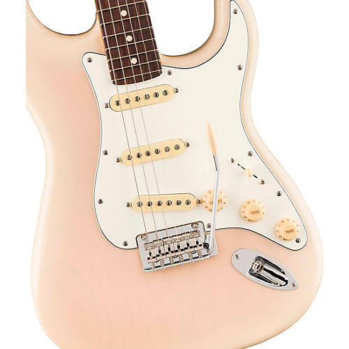 Fender Player II Stratocaster Chambered Ash Body Rosewood Fingerboard Electric Guitar White Blonde - musicians--Friend