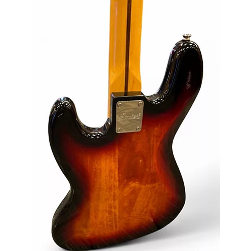 Used Squier Classic Vibe 1960S Jazz Bass 3 Tone Sunburst Electric Bass Guitar 3 Tone Sunburst - musicians--Friend