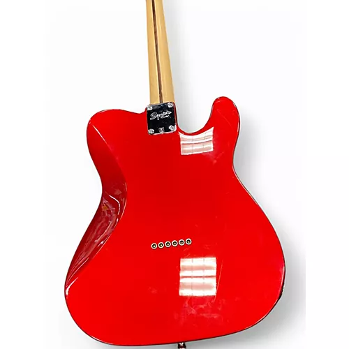 Used Squier Contemporary Telecaster HH Left Handed Candy Apple Red Electric Guitar Candy Apple Red - musicians--Friend