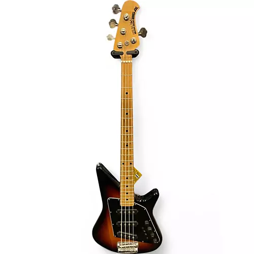 Used Ernie Ball Music Man Big Al 4 String SSS 2 Tone Sunburst Electric Bass Guitar 2 Tone Sunburst - musicians--Friend
