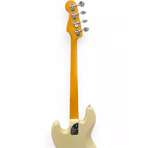 Used 2020s Fender American Professional II Jazz Bass Alpine White Electric Bass Guitar Alpine White - musicians--Friend