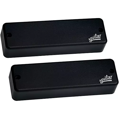 Aguilar DCB-D2 Dual Ceramic Bar 5-string Bass Pickup Set, D2 Size Black - musicians--Friend