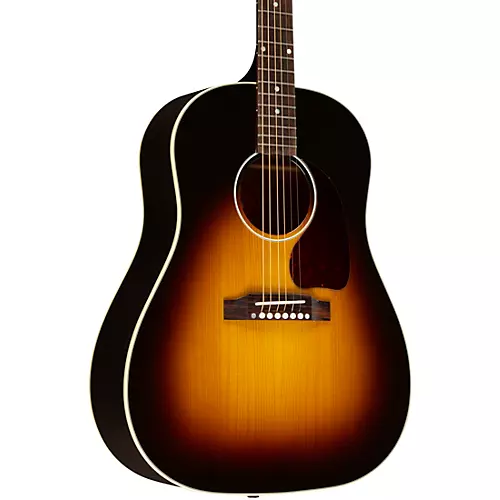 Gibson J-45 Standard Red Spruce Limited-Edition Acoustic-Electric Guitar Vintage Sunburst - musicians--Friend