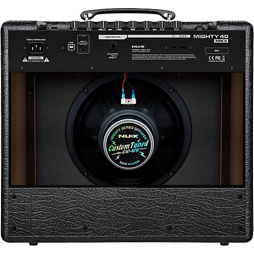 NUX Mighty 40 MKII 40W 7-Channel Modeling Electric Guitar Combo Amp with Bluetooth Black - musicians--Friend
