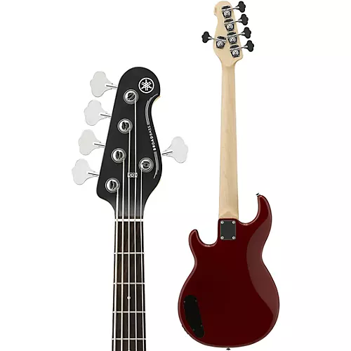 Yamaha BB235 5-String Electric Bass Natural Satin Black Pearl Pickguard - musicians--Friend