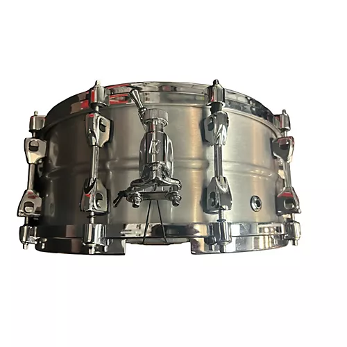 Used TAMA 14X6 Starphonic Snare Drum MATTE ALUMINUM MATTE ALUMINUM 212 - musicians--Friend