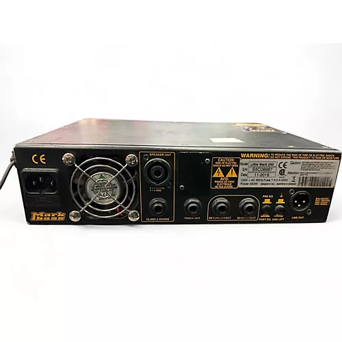 Used Markbass Little Mark Backline 250 250W Bass Amp Head - musicians--Friend