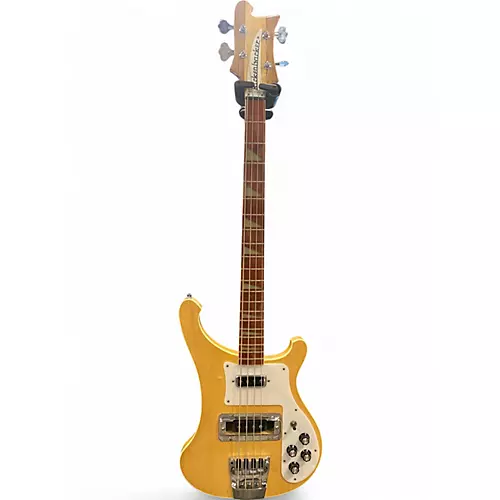 Used Rickenbacker 4001 Natural Electric Bass Guitar Natural - musicians--Friend
