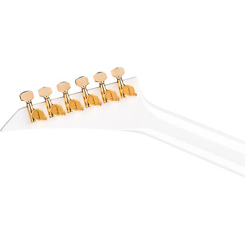 Jackson MJ Series Rhoads RR24-MG Electric Guitar White with Black Pinstripes - musicians--Friend