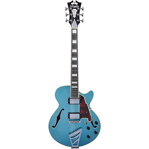 Open-Box D'Angelico Premier SS Semi-Hollow Electric Guitar With Stairstep Tailpiece Condition 1 - Mint Ocean Turquoise - musicians--Friend