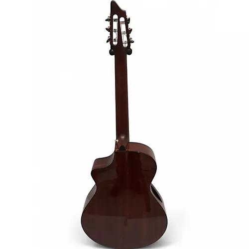 Used Breedlove Organic Solo Pro CE Red Cedar-African Mahogany Concert Edge Burst Classical Acoustic Electric Guitar edge burst - musicians--Friend