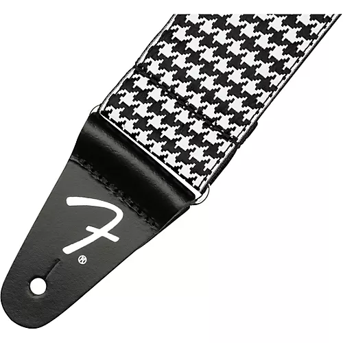 Fender Houndstooth Jacquard Guitar Strap Red 2 in. - musicians--Friend