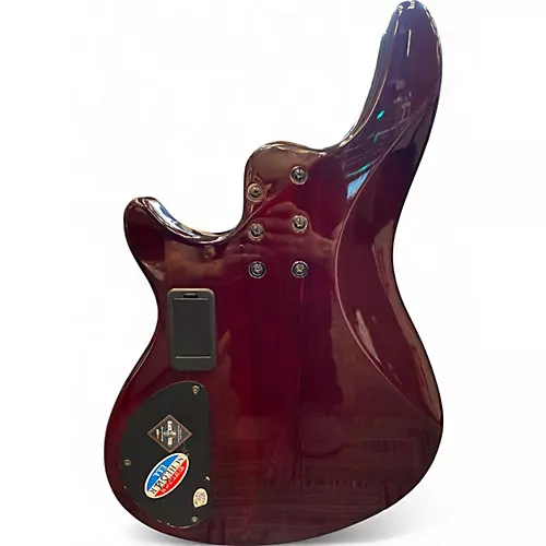 Used Schecter Guitar Research Omen Extreme 4 String Vintage Sunburst Electric Bass Guitar Vintage Sunburst - musicians--Friend