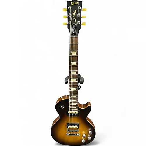 Used Gibson Les Paul Future Tribute Vintage Sunburst Solid Body Electric Guitar Vintage Sunburst - musicians--Friend