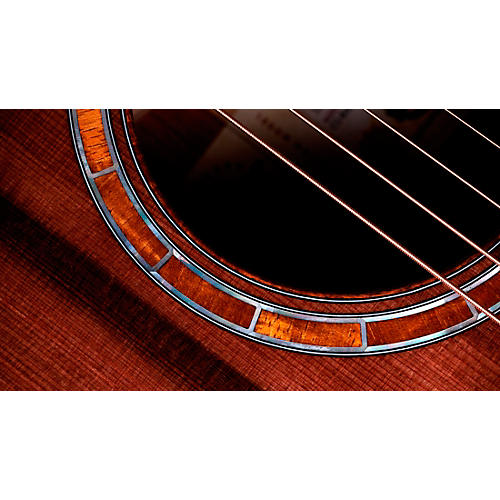Taylor Custom Sinker Redwood-Cocobolo Grand Auditorium Acoustic-Electric Guitar Natural - musicians--Friend