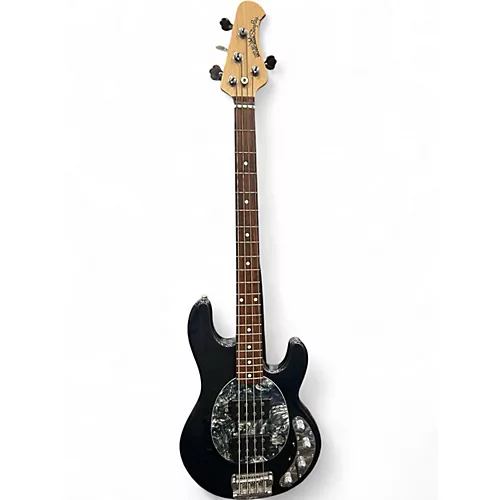 Used Ernie Ball Music Man STINGRAY 3 EQ HH Graphite Pearl Electric Bass Guitar Graphite Pearl - musicians--Friend