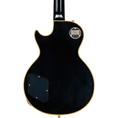 Gibson Custom 1954 Les Paul Custom Staple Pickup Reissue VOS Electric Guitar Ebony - musicians--Friend