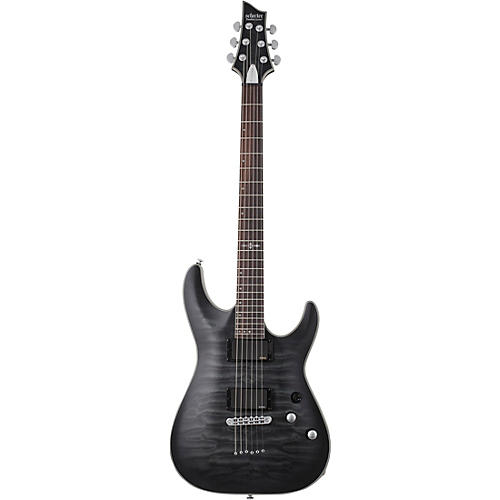 Schecter Guitar Research C-1 Platinum Electric Guitar Satin Purple Burst - musicians--Friend