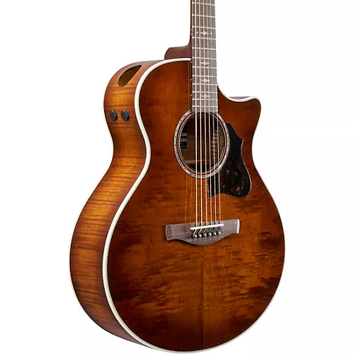 Ibanez AE340FMH Grand Auditorium Acoustic-Electric Guitar Mahogany Sunburst - musicians--Friend