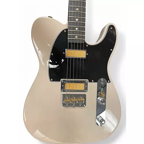 Used Fender GOLD FOIL TELECASTER TRANS WHITE Solid Body Electric Guitar TRANS WHITE - musicians--Friend