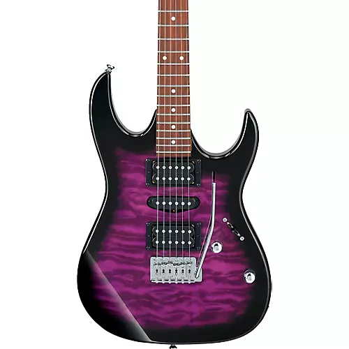 Ibanez GRX70QA Electric Guitar Transparent Blue Burst - musicians--Friend