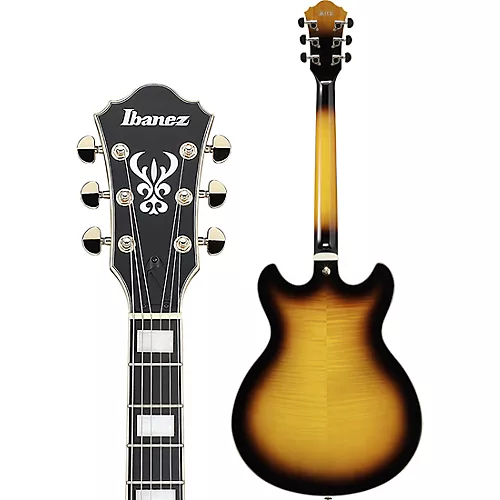 Ibanez Artcore Expressionist AS93FM Electric Guitar Antique Yellow Sunburst - musicians--Friend