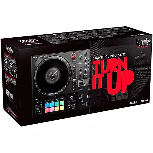 Hercules DJ DJControl Inpulse T7 2-Channel Motorized DJ Controller Black - musicians--Friend