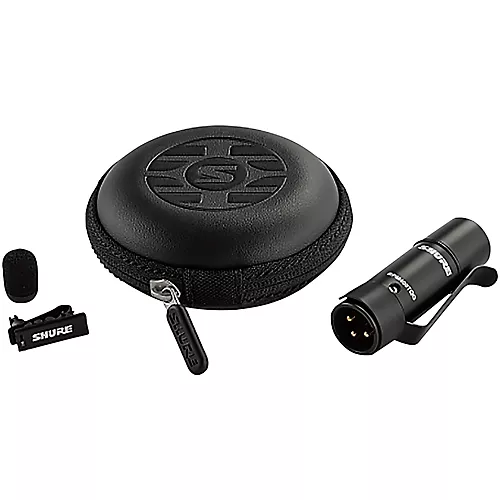 Shure UL4 UniPlex Cardioid Subminiature Lavalier Microphone With RPM400 Preamp XLR Connector Black - musicians--Friend