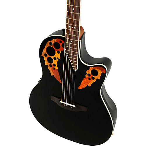Ovation 2778AX-5-G Pro Series Standard Elite Deep Contour Acoustic-Electric Guitar Black - musicians--Friend