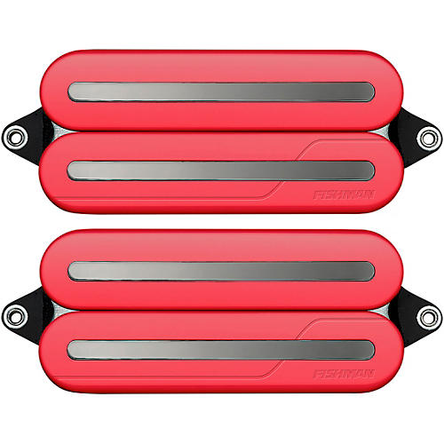 Fishman Fluence Open Core Modern Humbucker 7-String Black Nickel Blades Electric Guitar Pickup Set White - musicians--Friend