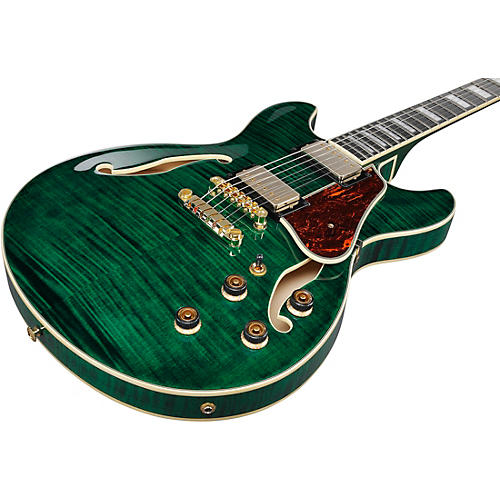 Ibanez Artcore Expressionist AS93FM Electric Guitar Antique Yellow Sunburst - musicians--Friend