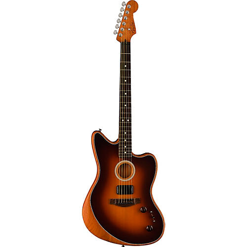 Fender Acoustasonic Player Jazzmaster Sitka Spruce-Mahogany Acoustic-Electric Guitar Ice Blue - musicians--Friend