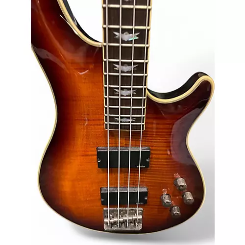 Used Schecter Guitar Research Omen Extreme 4 String Mahogany Electric Bass Guitar Mahogany - musicians--Friend