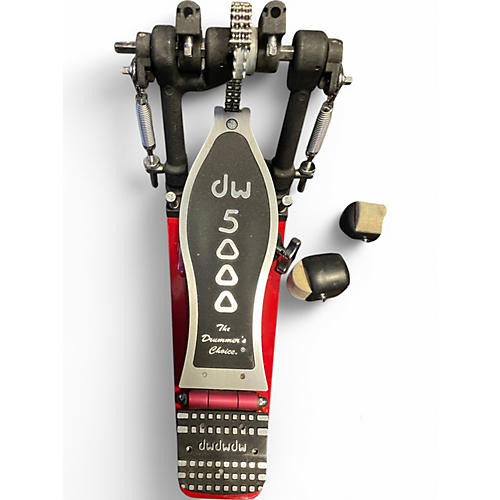 Used DW 5000 Series Double Double Bass Drum Pedal - musicians--Friend