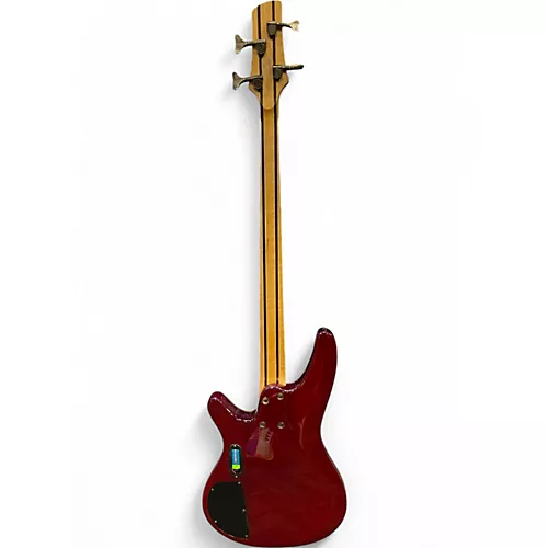 Used Ibanez SRA500 Red Electric Bass Guitar Red - musicians--Friend