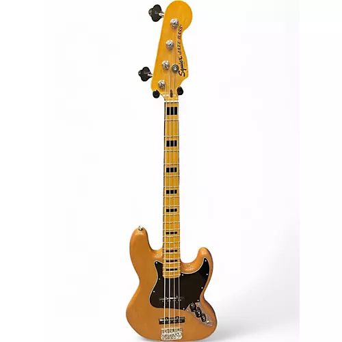 Used Squier Classic Vibe 70s Jazz Bass Natural Electric Bass Guitar Natural - musicians--Friend