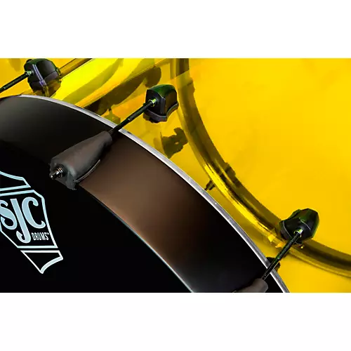 SJC Drums Josh Dun Torch 3-Piece Shell Pack Yellow Acrylic - musicians--Friend