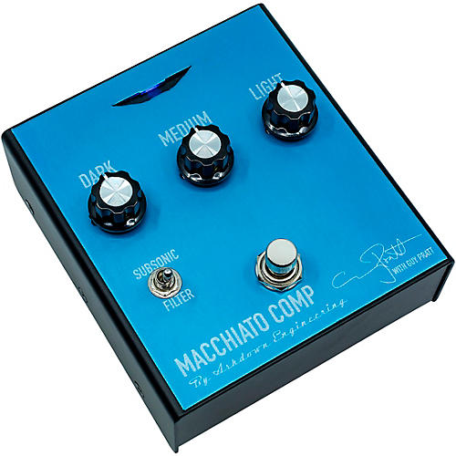 Ashdown Guy Pratt Signature Tri Band Compressor Effects Pedal Blue - musicians--Friend