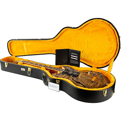 Gibson Custom M2M 1964 ES-335 Figured P-90 VOS Semi-Hollow Electric Guitar Transparent Cherry - musicians--Friend