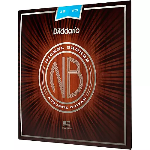 D'Addario NB1253 Nickel Bronze Light Acoustic Strings - musicians--Friend
