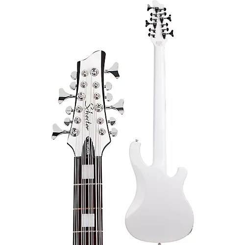 Schecter Guitar Research Stargazer-12 LH 12-String Electric Bass Gloss White - musicians--Friend