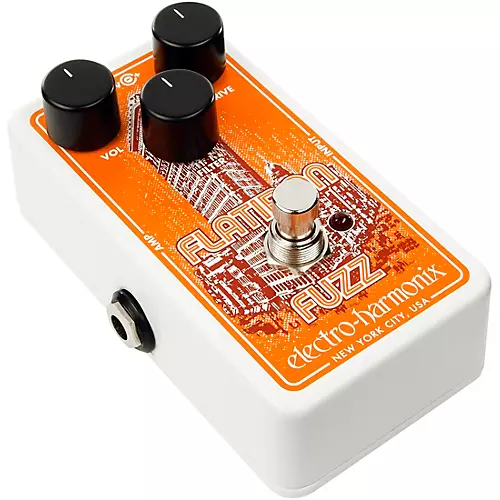 Electro-Harmonix Flatiron Fuzz Op-Amp Powered Fuzz/Distortion Effects Pedal - musicians--Friend