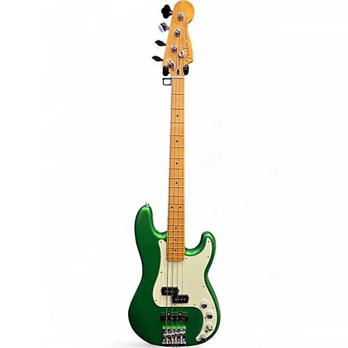 Used Fender Player Plus Active Precision Bass Cosmic Jade Electric Bass Guitar Cosmic Jade - musicians--Friend