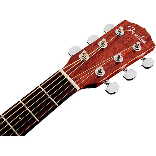 Fender CD-140SCE All-Mahogany Dreadnought Acoustic-Electric Guitar with Case Mahogany - musicians--Friend