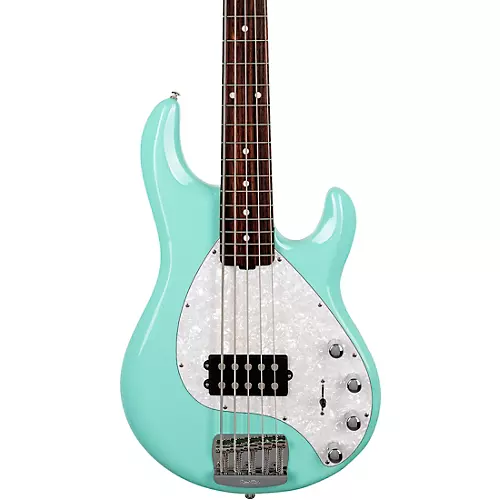 Ernie Ball Music Man StingRay5 Special H 5-String Electric Bass Guitar Black and Chrome - musicians--Friend
